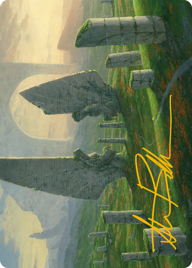 Monumental Henge Art Card (Gold-Stamped Signature) [Modern Horizons 3 Art Series] | Deep Dive Games St. Marys