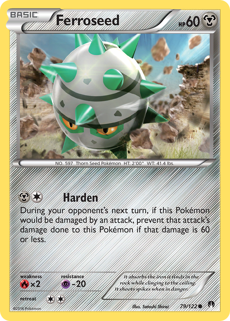 Ferroseed (79/122) [XY: BREAKpoint] | Deep Dive Games St. Marys