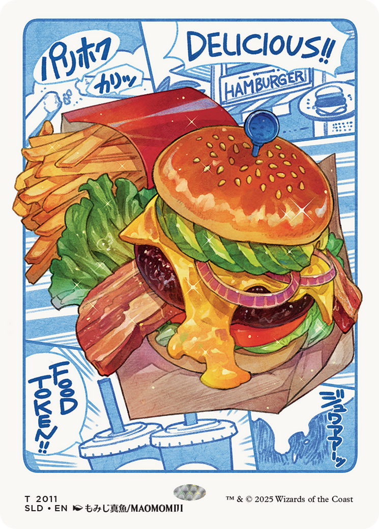 Food Token (2011) (Rainbow Foil) [Secret Lair Drop Series] | Deep Dive Games St. Marys