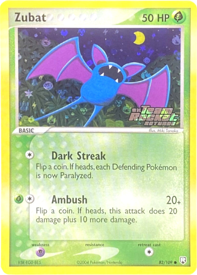 Zubat (82/109) (Stamped) [EX: Team Rocket Returns] | Deep Dive Games St. Marys