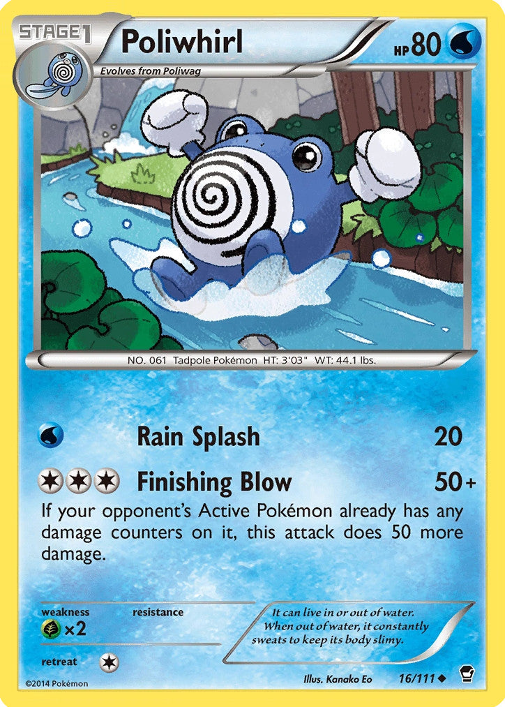 Poliwhirl (16/111) [XY: Furious Fists] | Deep Dive Games St. Marys