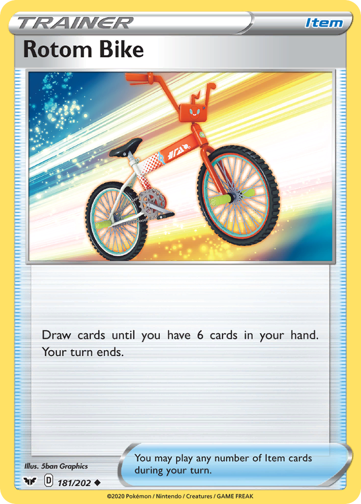 Rotom Bike (181/202) [Sword & Shield: Base Set] | Deep Dive Games St. Marys