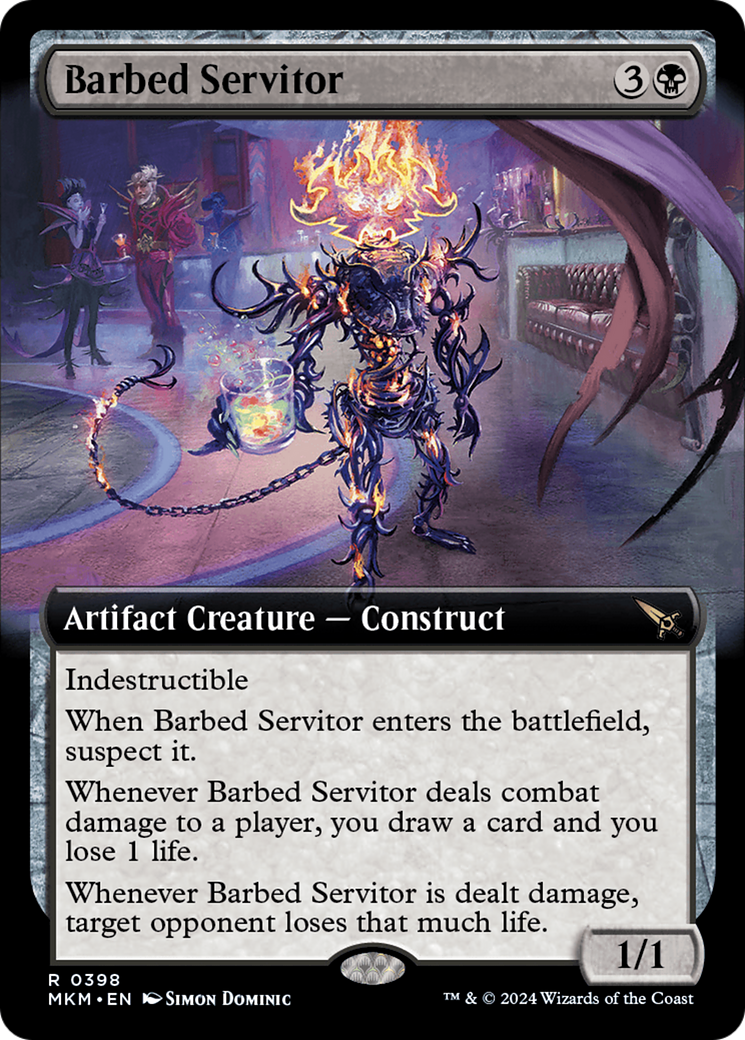 Barbed Servitor (Extended Art) [Murders at Karlov Manor] | Deep Dive Games St. Marys