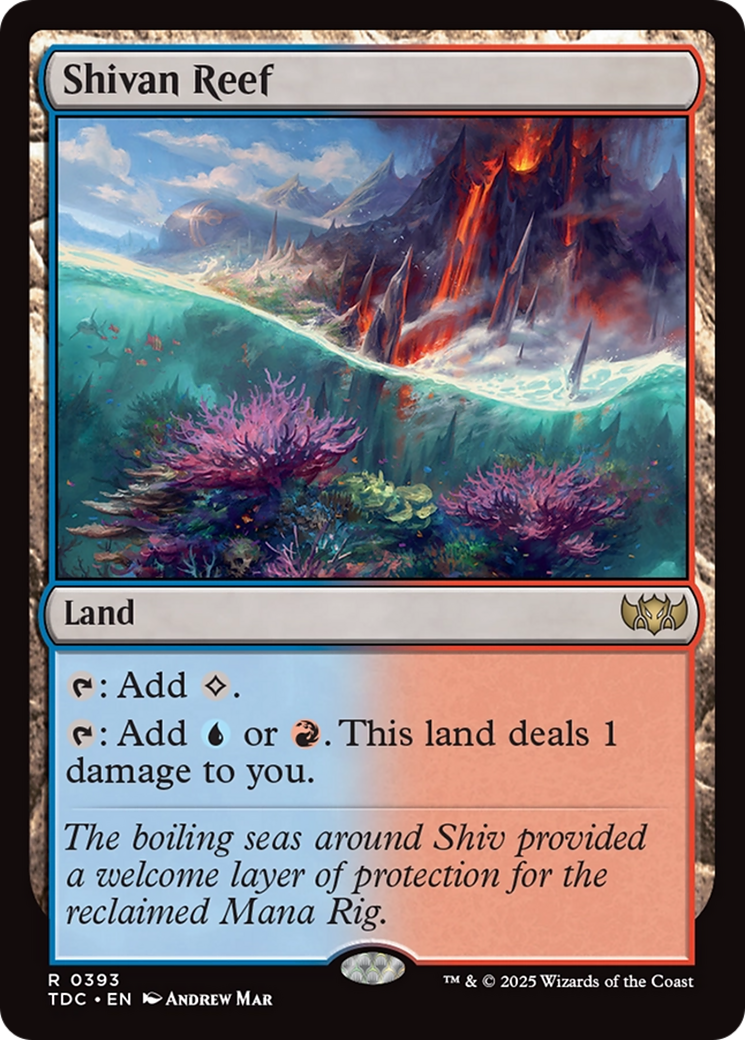 Shivan Reef [Tarkir: Dragonstorm Commander] | Deep Dive Games St. Marys