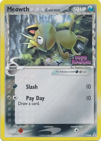 Meowth (71/110) (Delta Species) (Stamped) [EX: Holon Phantoms] | Deep Dive Games St. Marys