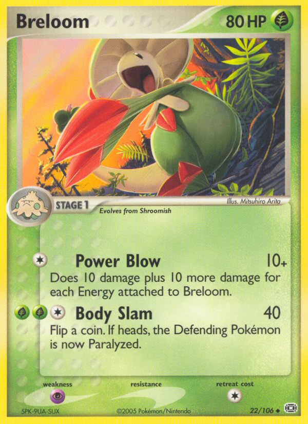 Breloom (22/106) [EX: Emerald] | Deep Dive Games St. Marys