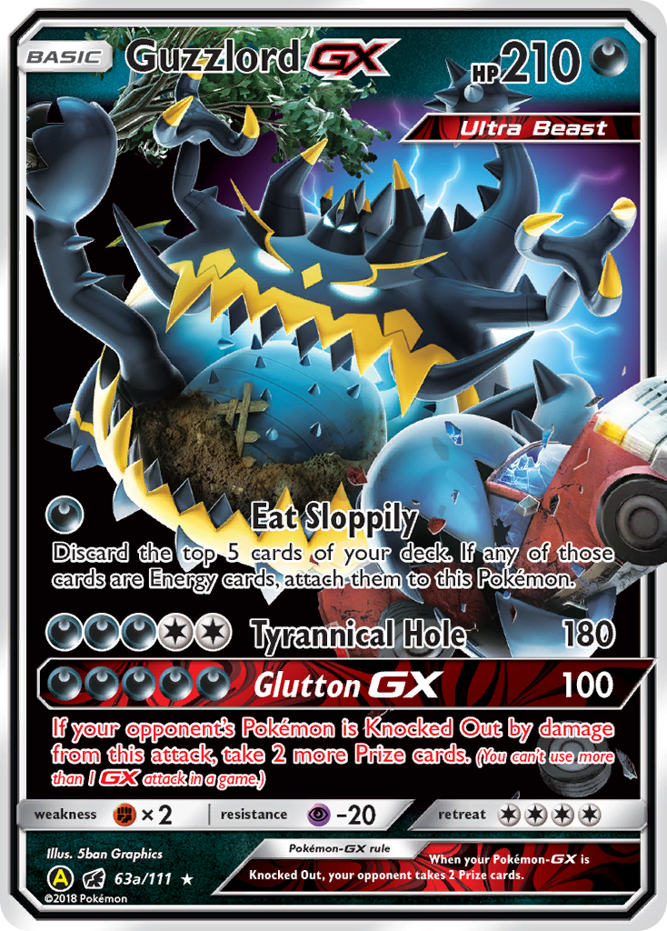 Guzzlord GX (63a/111) [Alternate Art Promos] | Deep Dive Games St. Marys