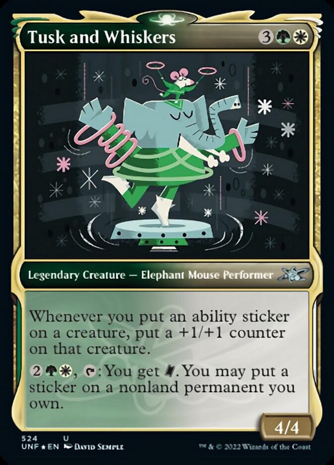 Tusk and Whiskers (Showcase) (Galaxy Foil) [Unfinity] | Deep Dive Games St. Marys