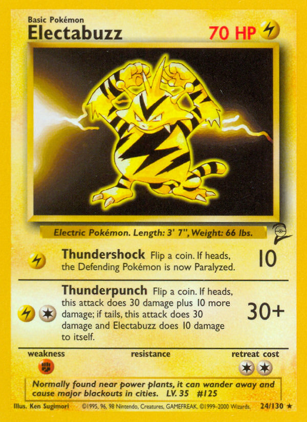 Electabuzz (24/130) [Base Set 2] | Deep Dive Games St. Marys