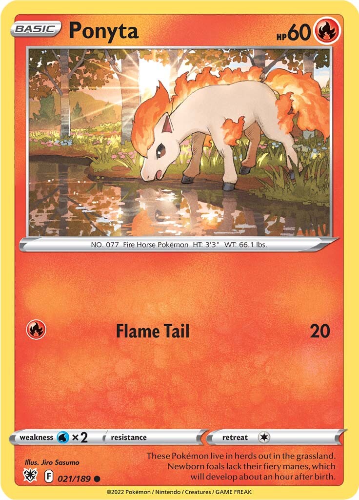 Ponyta (021/189) [Sword & Shield: Astral Radiance] | Deep Dive Games St. Marys