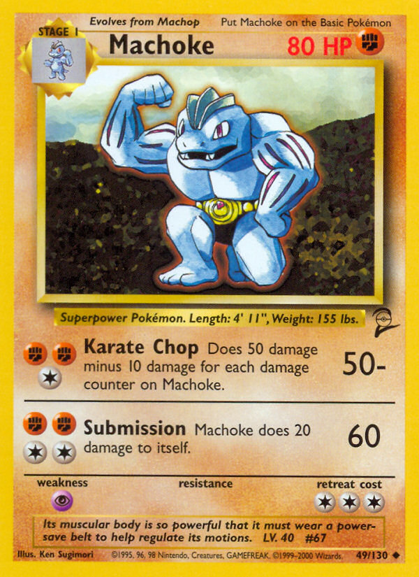 Machoke (49/130) [Base Set 2] | Deep Dive Games St. Marys