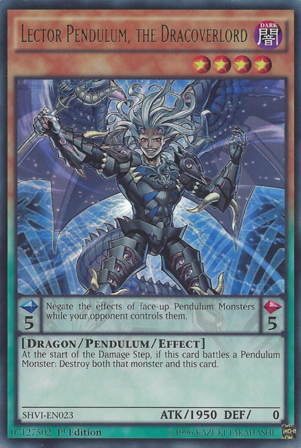 Lector Pendulum, the Dracoverlord [SHVI-EN023] Ultra Rare | Deep Dive Games St. Marys