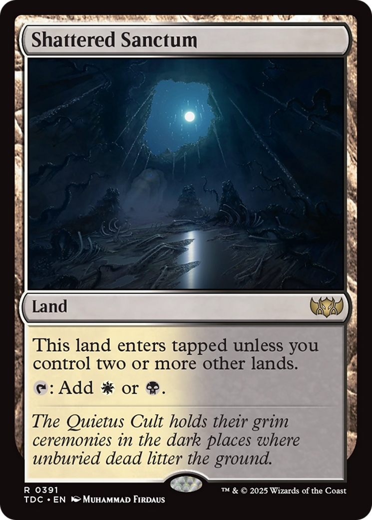 Shattered Sanctum [Tarkir: Dragonstorm Commander] | Deep Dive Games St. Marys