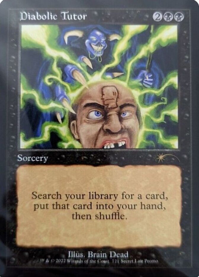 Diabolic Tutor (Retro) [Secret Lair Drop Promos] | Deep Dive Games St. Marys