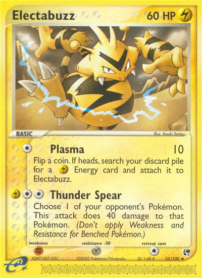 Electabuzz (35/100) [EX: Sandstorm] | Deep Dive Games St. Marys