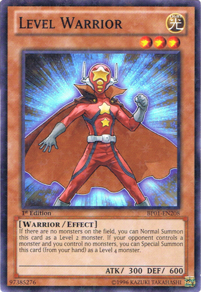 Level Warrior [BP01-EN208] Starfoil Rare | Deep Dive Games St. Marys