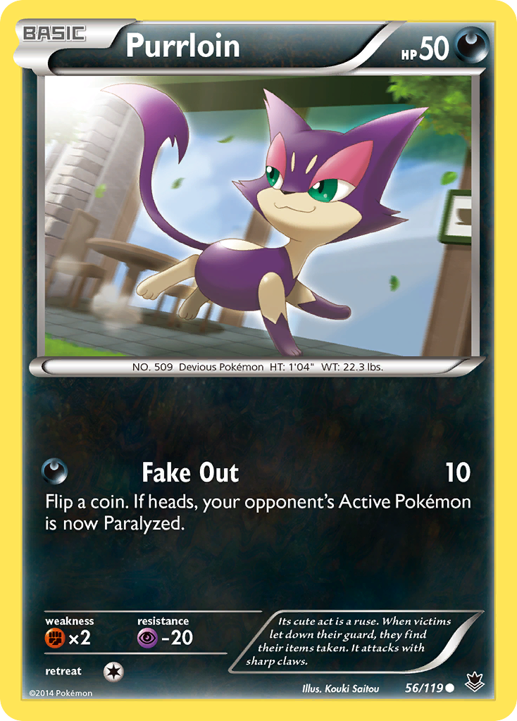 Purrloin (56/119) [XY: Phantom Forces] | Deep Dive Games St. Marys