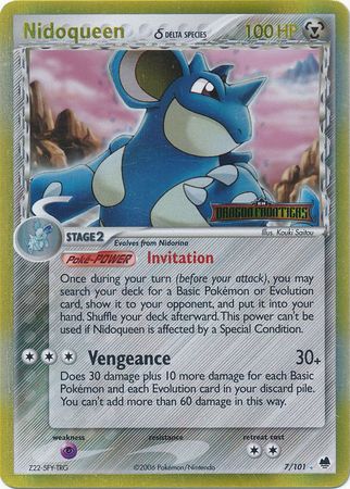 Nidoqueen (7/101) (Delta Species) (Stamped) [EX: Dragon Frontiers] | Deep Dive Games St. Marys