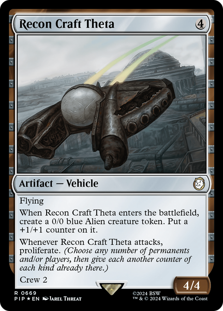 Recon Craft Theta (Surge Foil) [Fallout] | Deep Dive Games St. Marys