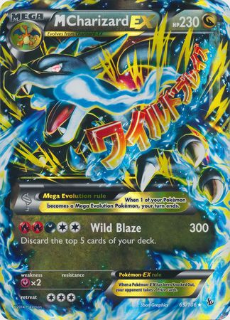 M Charizard EX (69/106) (Jumbo Card) [XY: Flashfire] | Deep Dive Games St. Marys