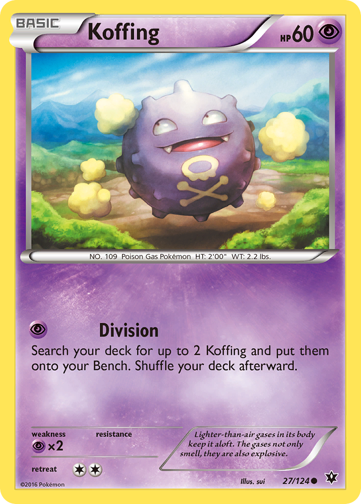 Koffing (27/124) [XY: Fates Collide] | Deep Dive Games St. Marys