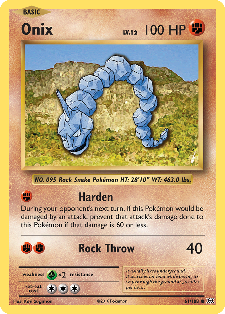 Onix (61/108) [XY: Evolutions] | Deep Dive Games St. Marys