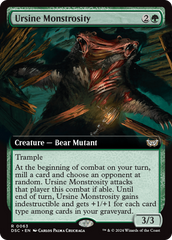 Ursine Monstrosity (Extended Art) [Duskmourn: House of Horror Commander] | Deep Dive Games St. Marys