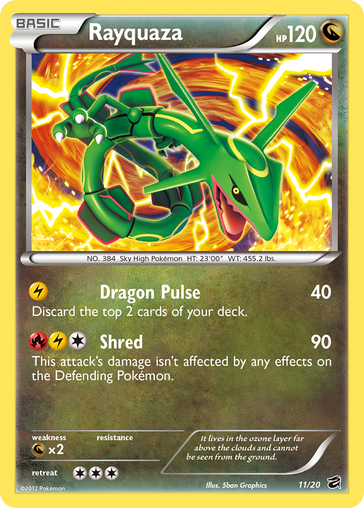 Rayquaza (11/20) [Black & White: Dragon Vault] | Deep Dive Games St. Marys