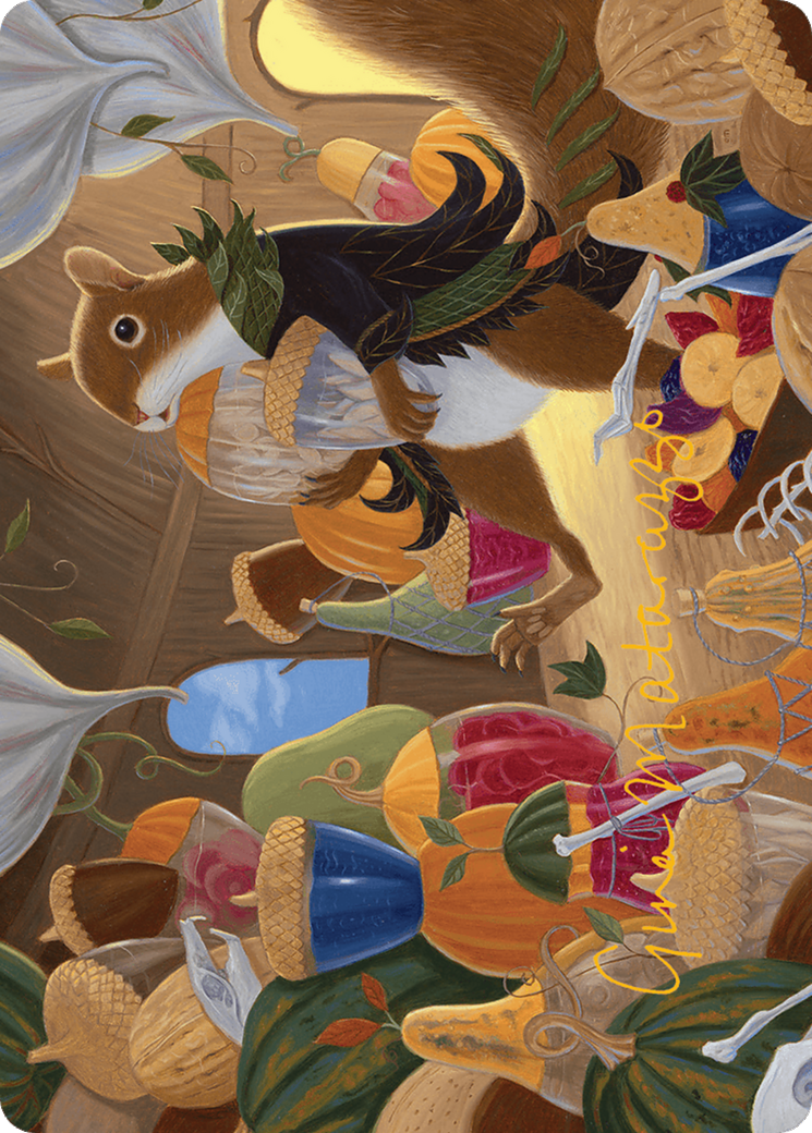 Stocking the Pantry Art Card (Gold-Stamped Signature) [Bloomburrow Art Series] | Deep Dive Games St. Marys