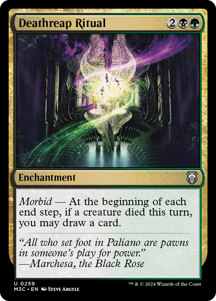 Deathreap Ritual (Ripple Foil) [Modern Horizons 3 Commander] | Deep Dive Games St. Marys