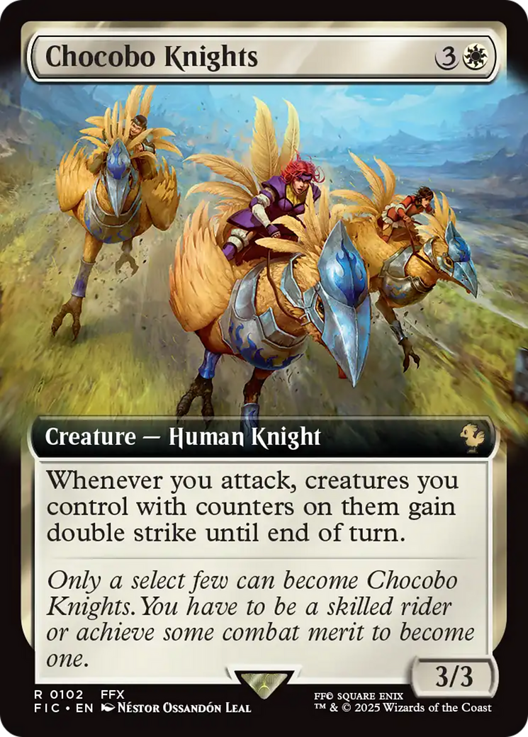 Chocobo Knights (Extended Art) [FINAL FANTASY Commander] | Deep Dive Games St. Marys