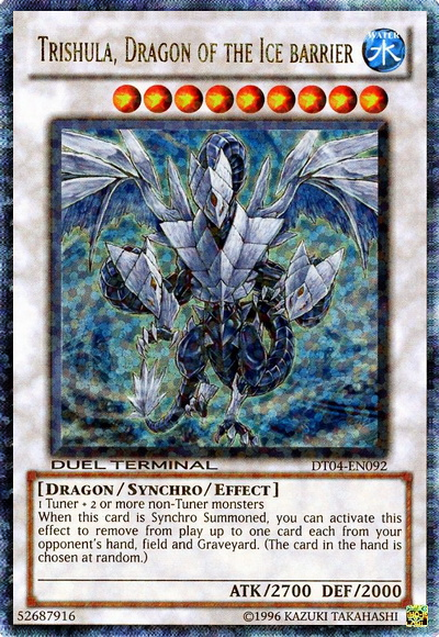 Trishula, Dragon of the Ice Barrier [DT04-EN092] Ultra Rare | Deep Dive Games St. Marys