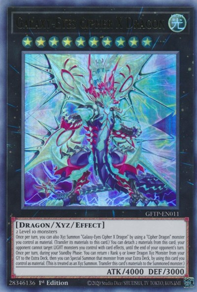 Galaxy-Eyes Cipher X Dragon [GFTP-EN011] Ultra Rare | Deep Dive Games St. Marys