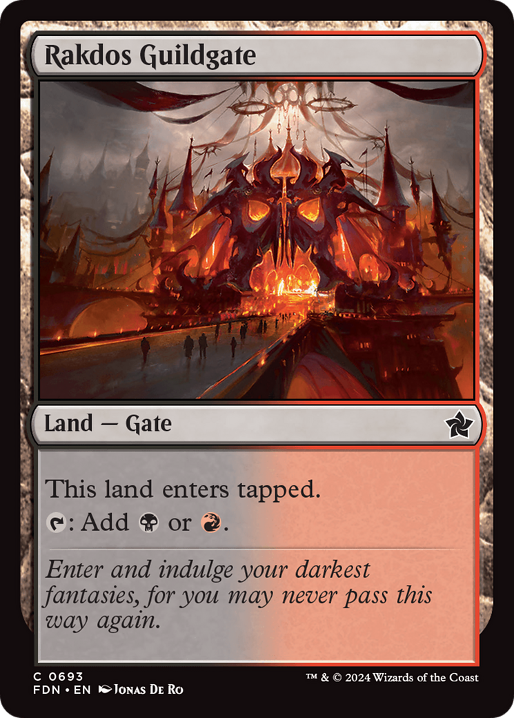 Rakdos Guildgate [Foundations] | Deep Dive Games St. Marys