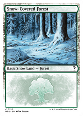 Snow-Covered Forest (White Border) [Mystery Booster 2] | Deep Dive Games St. Marys