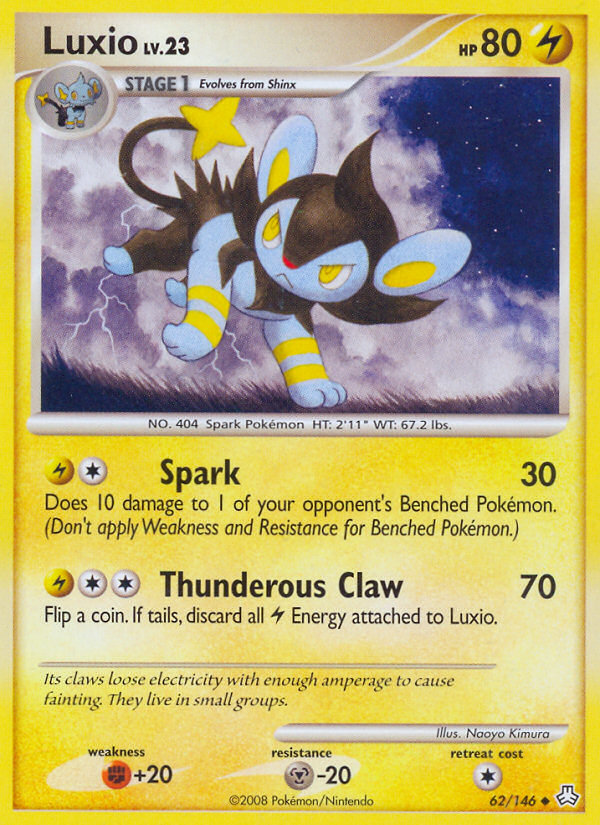 Luxio (62/146) [Diamond & Pearl: Legends Awakened] | Deep Dive Games St. Marys