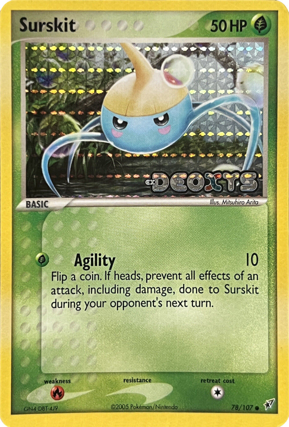 Surskit (78/107) (Stamped) [EX: Deoxys] | Deep Dive Games St. Marys