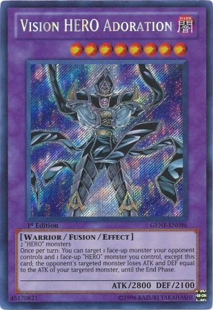 Vision Hero Adoration [GENF-EN096] Secret Rare | Deep Dive Games St. Marys