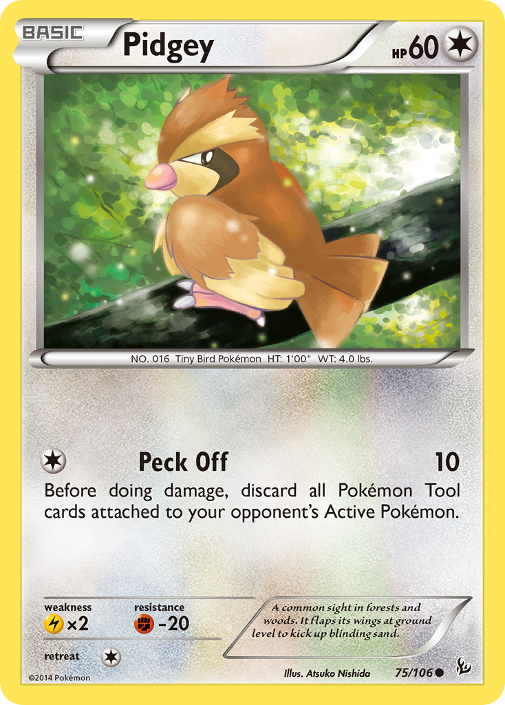 Pidgey (75/106) [XY: Flashfire] | Deep Dive Games St. Marys