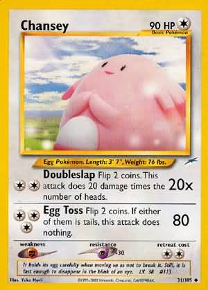 Chansey (31/105) [Neo Destiny Unlimited] | Deep Dive Games St. Marys