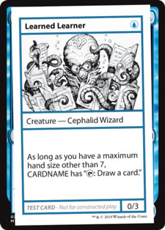 Learned Learner (2021 Edition) [Mystery Booster Playtest Cards] | Deep Dive Games St. Marys