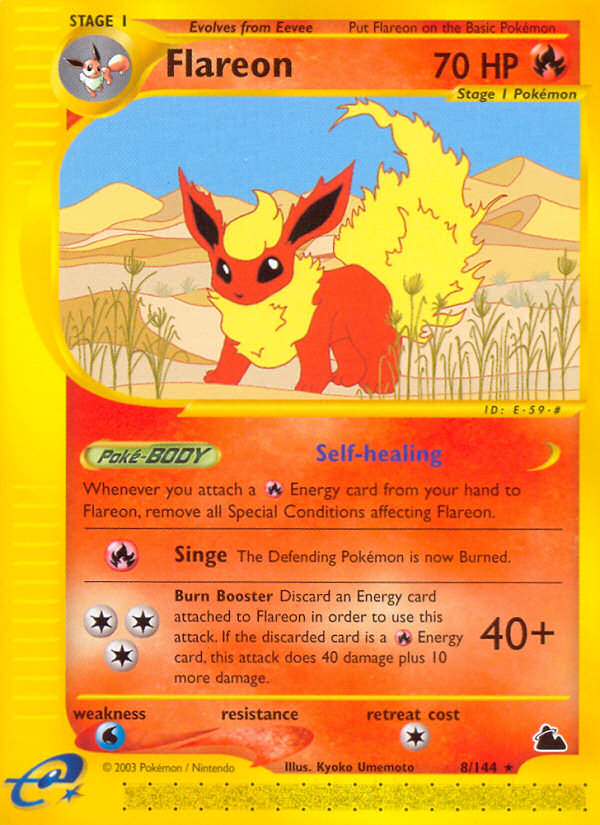 Flareon (8/144) [Skyridge] | Deep Dive Games St. Marys