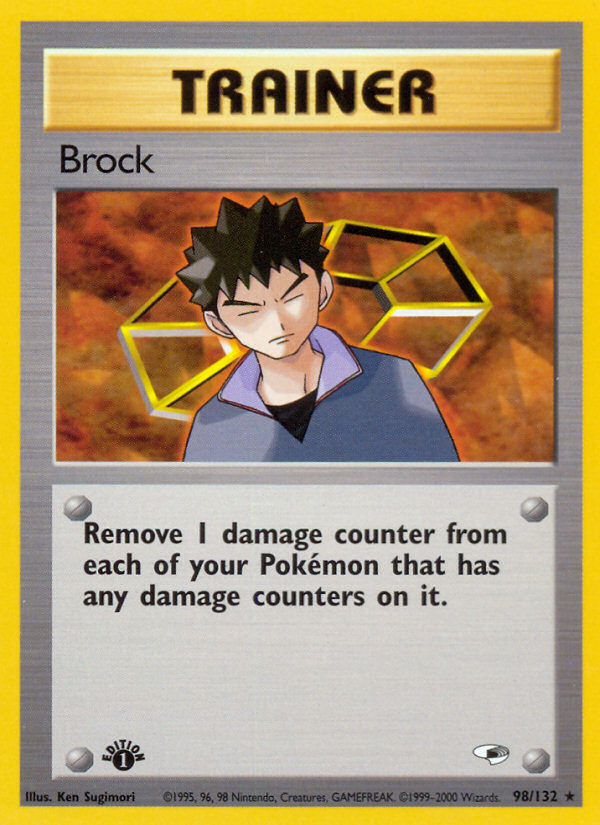 Brock (98/132) [Gym Heroes 1st Edition] | Deep Dive Games St. Marys