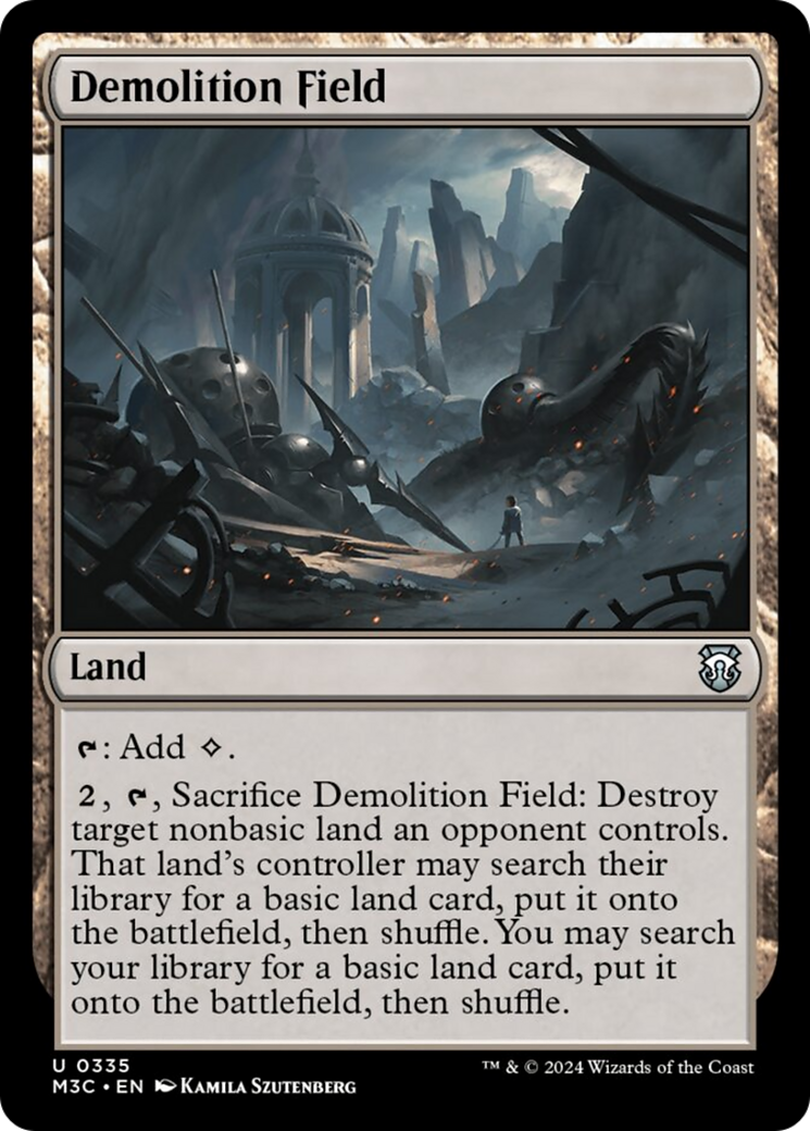 Demolition Field [Modern Horizons 3 Commander] | Deep Dive Games St. Marys