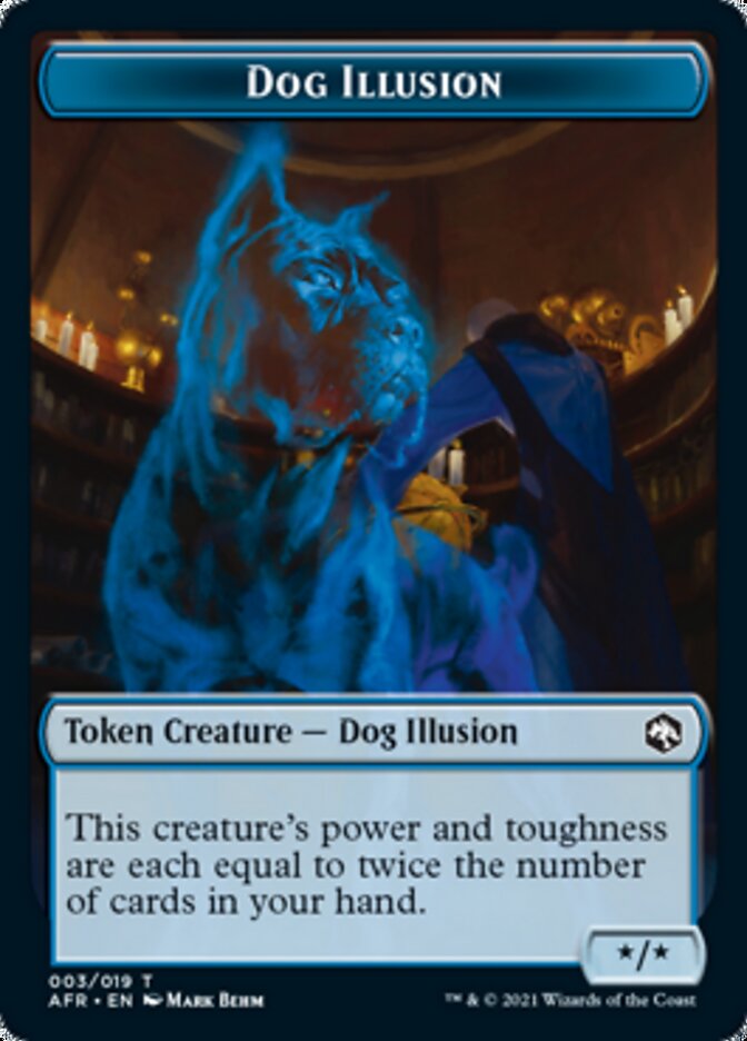 Dog Illusion // Guenhwyvar Double-Sided Token [Dungeons & Dragons: Adventures in the Forgotten Realms Tokens] | Deep Dive Games St. Marys