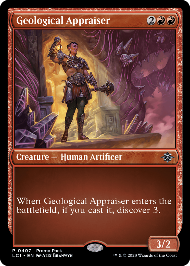 Geological Appraiser [The Lost Caverns of Ixalan Promos] | Deep Dive Games St. Marys