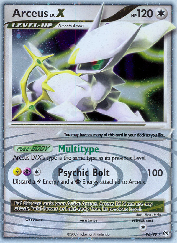 Arceus LV.X (96/99) [Platinum: Arceus] | Deep Dive Games St. Marys