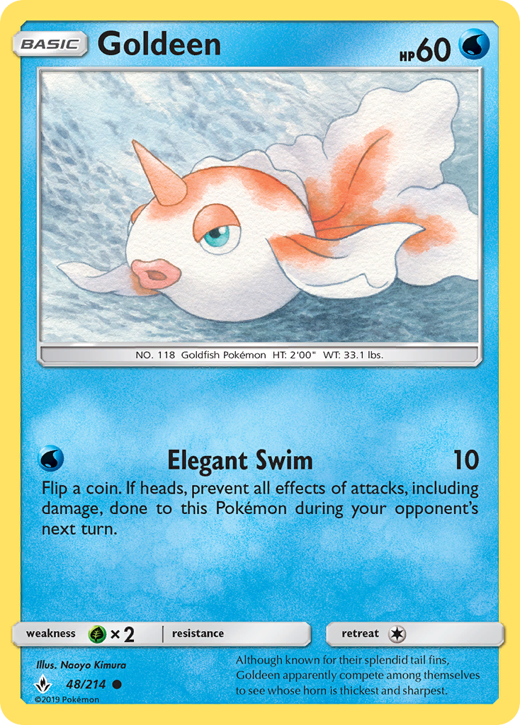 Goldeen (48/214) [Sun & Moon: Unbroken Bonds] | Deep Dive Games St. Marys