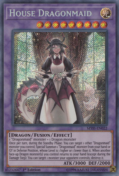 House Dragonmaid [MYFI-EN022] Secret Rare | Deep Dive Games St. Marys