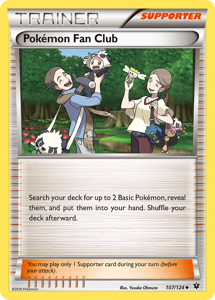 Pokemon Fan Club (107/124) [XY: Fates Collide] | Deep Dive Games St. Marys